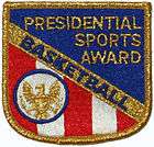 B020 Presidential Sports Award Patch Jazzercise