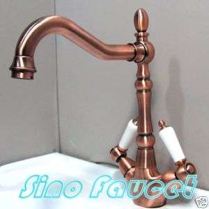Antique Copper Kitchen Sink Faucet / Bath Mixer Tap A62  