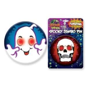   Terror Town Spooky Jumbo Flashing Pins Case Pack 72 