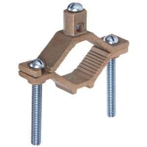  90628 Ground Pipe Clamp, 1 1/4   2 Water Pipe Range, 2   10 Wire 