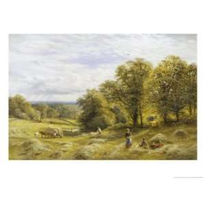  Haymaking Giclee Poster Print by Alfred Augustus 