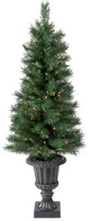 foot Tall Westbrook Artificial Porch Tree 70 Clear Twinkle Lights 