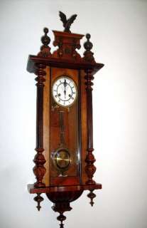 GERMAN WALL CLOCK IN WERY GOOD CONDITION,