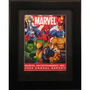  Framed 2005 Marvel Entertainment, Inc. Annual Report 