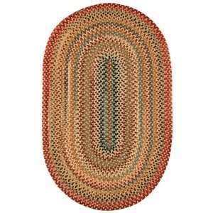 Capel Rugs Country Living Portland Braided Hearth Rug   Gold, Golds, 2 