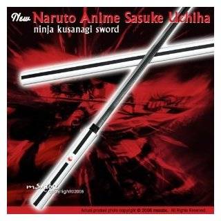 New Naruto Anime Sasuke Uchiha Ninja Kusanagi Cosplay Sword