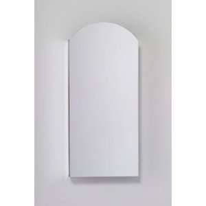   Mirrored 8 quot Depth Cabinet Arch Door 16 quot W Plain Edge Left Hand