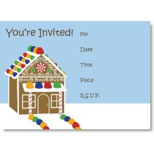   House Fill In Christmas Party Invitations
