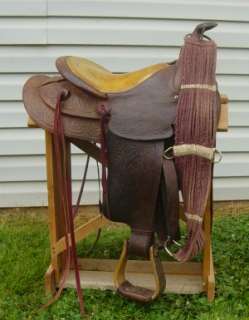14 Inch Western Pleasure, Trail, Roping or Barrel Saddle with Round 