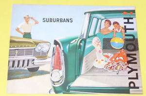 1957 Plymouth Suburban Station Wagon Sales Brochure SEE  