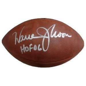 Warren Moon Autographed/Hand Signed Official NFL Tagliabue 