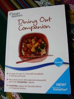 New Weight Watchers Dining Out Companion PointsPlus  