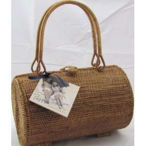   Peggy Fisher 10 Rock & Roll Bali Linen Lined Purse 