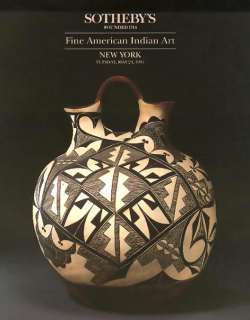 Sothebys Native American Indian Art Auction Catalog 94  