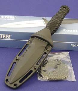 Cold Steel Counter Tac II 2 Boot/Neck Knife +Sheath New  