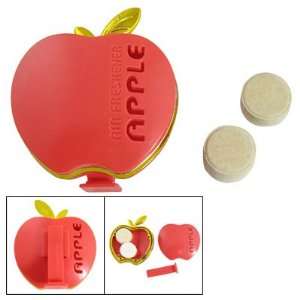   Red Gold Tone Apple Shape Perfume Diffuser Air Freshener Automotive