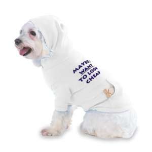 WANT to look cheap Hooded (Hoody) T Shirt with pocket for your Dog 