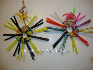 Parrot Bird Toy SPIDER WEB CHEWING SURPRISE SM. & LG.  