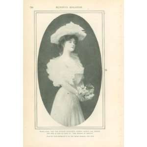  1907 Print Actress Marie Doro 