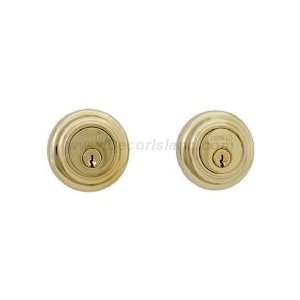 Cifial Simply Brass Double Cylinder Deadbolt (Keyed Differently) 573 