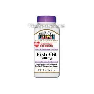 Fish Oil 1200 mg 90 Softgels, 21st Century