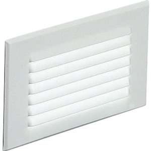   30 Spring Held Louver Faceplate Metal Housing, White