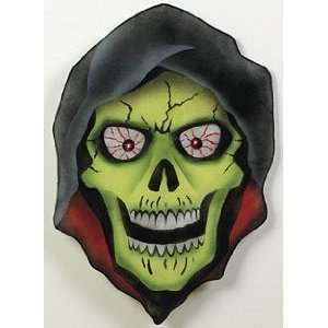   Light Up EYES Green GHOUL  Large 23 x 16 size Halloween decoration