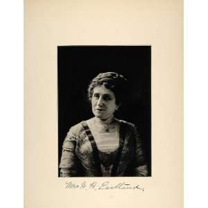  1915 Engraving Addie M. Eastland Illinois Businesswoman 