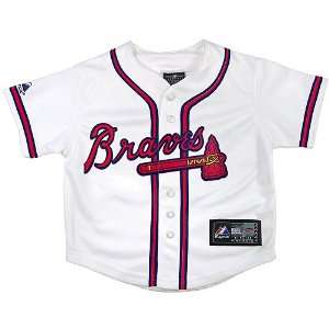  Atlanta Braves Toddler Replica Home Jersey by Majestic 