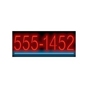  Phone Number Neon Sign Electronics