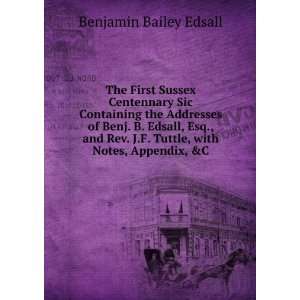   Tuttle, with Notes, Appendix, &C Benjamin Bailey Edsall Books