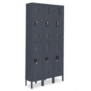  METCQA5093GY   Edsal Quick Assemble Double Tier Lockers 