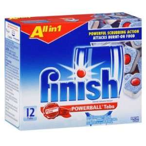  Finish Powerball Tabs   Fresh Scent, 12 ct Kitchen 