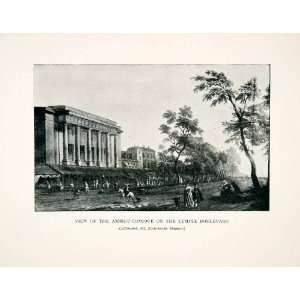  1907 Print View Ambigu Comique Temple Boulevard Paris 