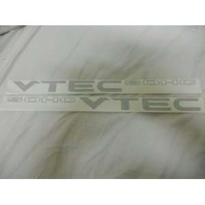  SOHC Vtec Racing Decal Sticker (New) black X2
