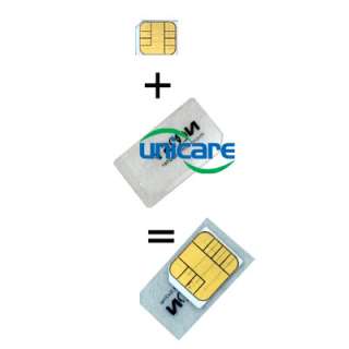 MicroSIM Micro SIM Card adaptor Convert MicroSIM card to SIM card