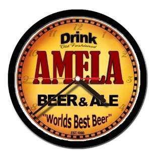  AMELA beer and ale wall clock 