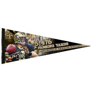  NFL New Orleans Saints Brees Passing Yards Premium Quality 