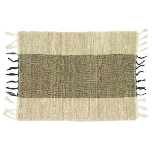  Black and Natural Vetiver Placemats