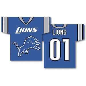  93921B   Detroit Lions Jersey Banner 34 x 30   2 Sided 