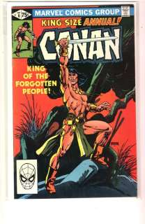 CONAN THE BARBARIAN Annual #6 John Buscema Gil Kane 8.0  