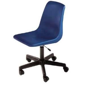  American Desk 16PO Duraline Adjustable Lab Chair  Navy 