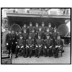 Texas,Capt. Sigsbee,officers 