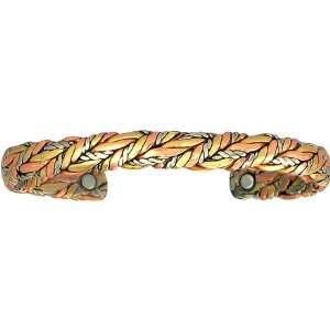  American Quilt   Copper Magnetic Therapy Bracelet   Made in USA 