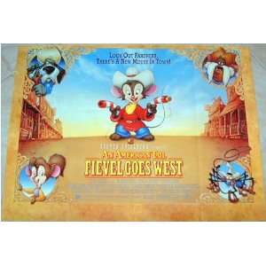  An American Tail Fievel Goes West   Original Movie Poster 