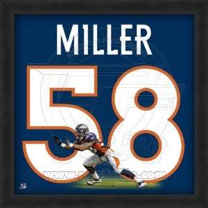 Von Miller Denver Broncos Uniframe Framed Jersey Photo 