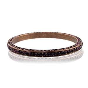   Inspired Copper Amethyst Crystal Fashion Jewelry Bangle Jewelry