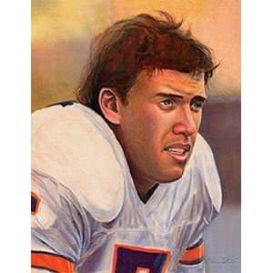 John Elway Denver Broncos Large Giclee 