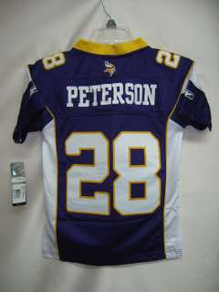 VIKINGS PREMIER NFL YOUTH JERSEY ADRIAN PETERSON P S *  