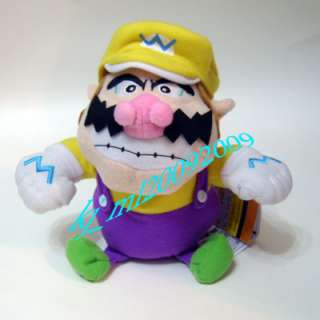 NEW 20cm Super Mario Bro Plush Doll Figure (Wario)  